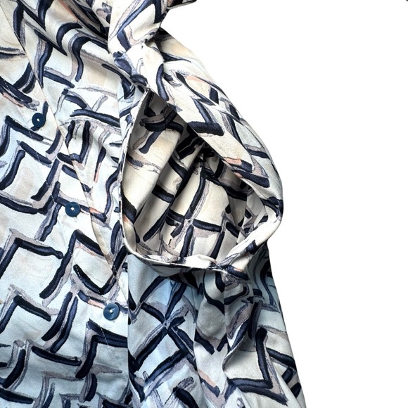 NWT! Nic+Zoe Lookout Shirt Dress White Multi Women's Size XS‎ | MSRP  $198 - Picture 9 of 12